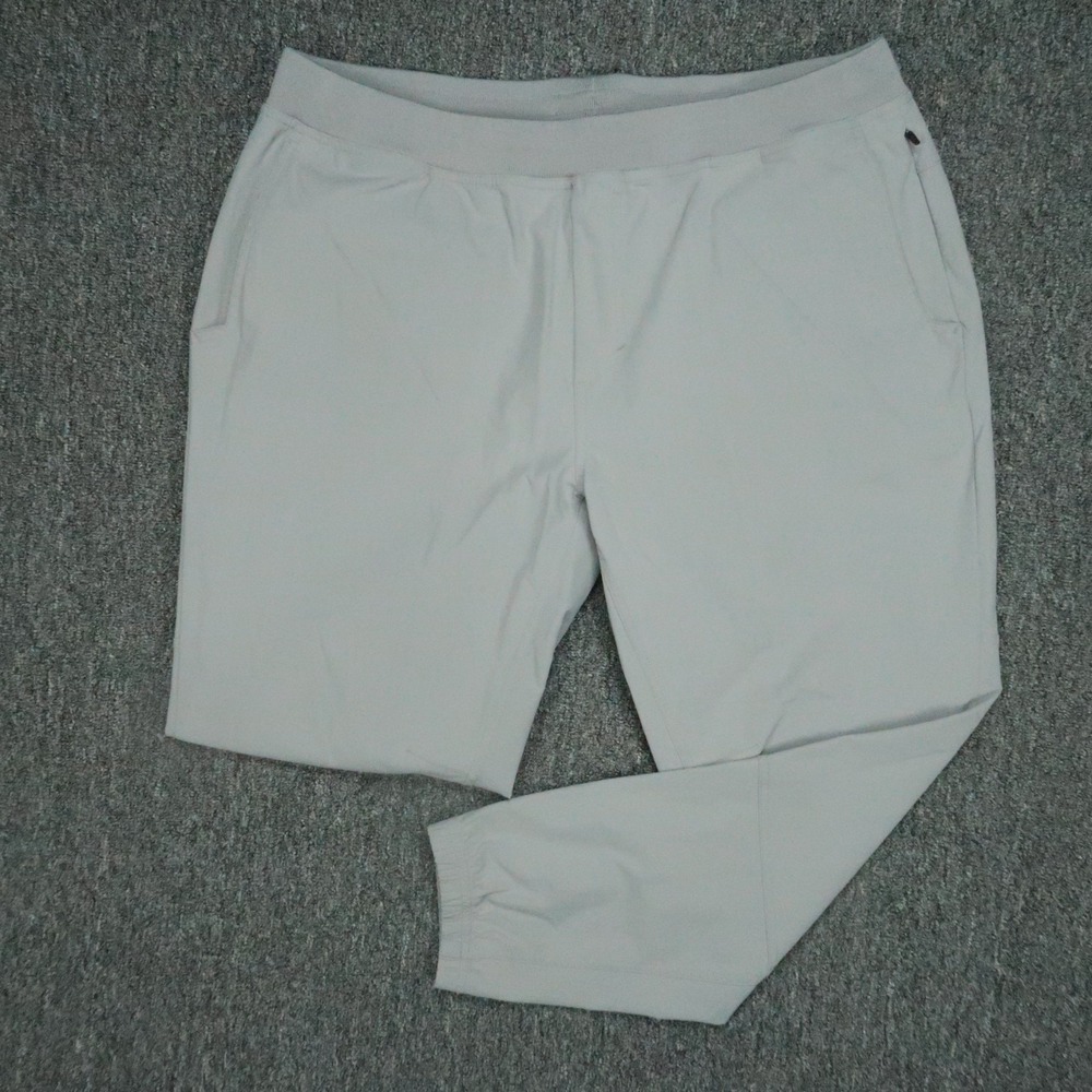 Legends Pants Mens XXL Gray Aviation Jogger Zip Pocket Athletic Stretch 2XL